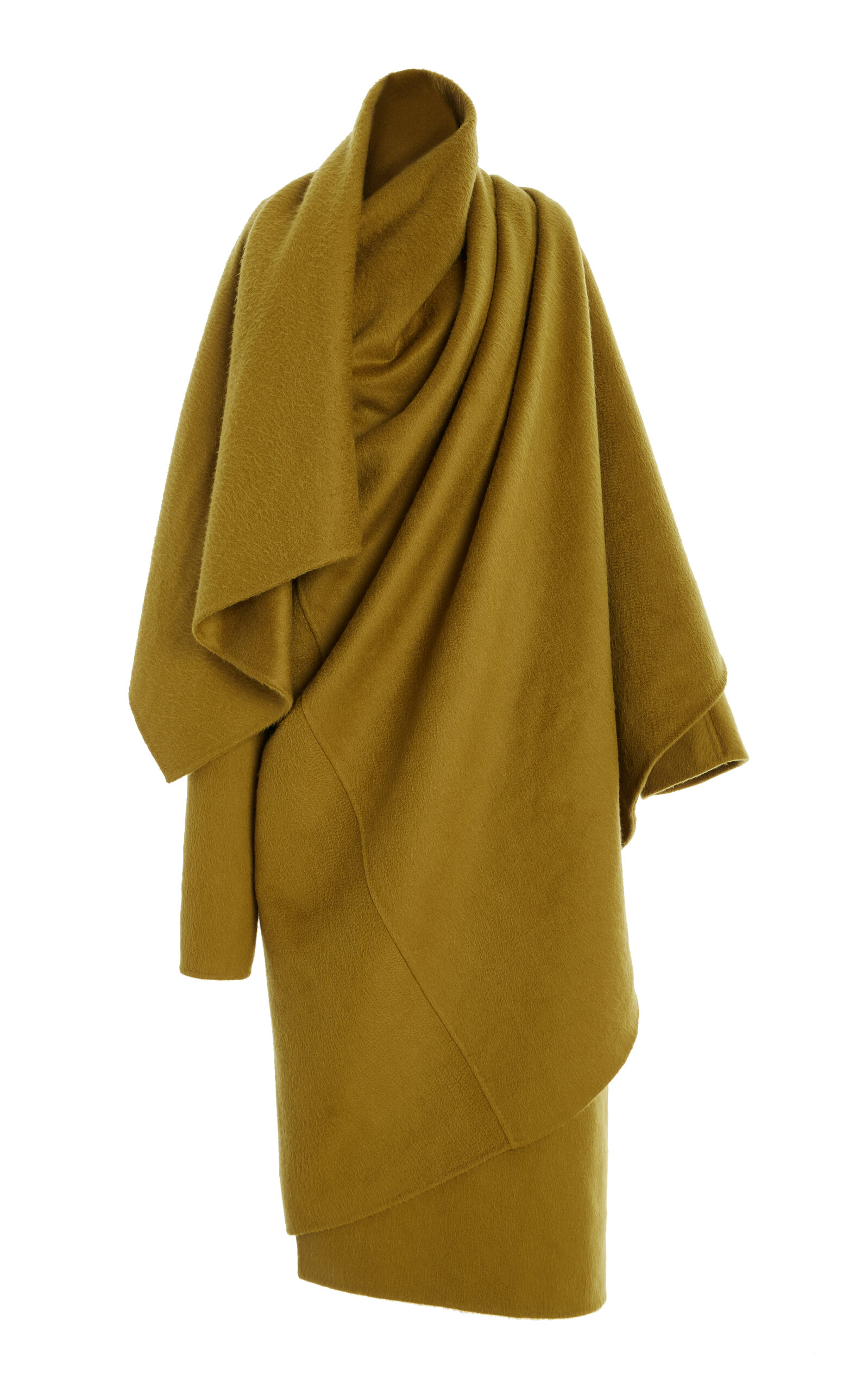 THE ROW JAN ASYMMETRIC CASHMERE COAT