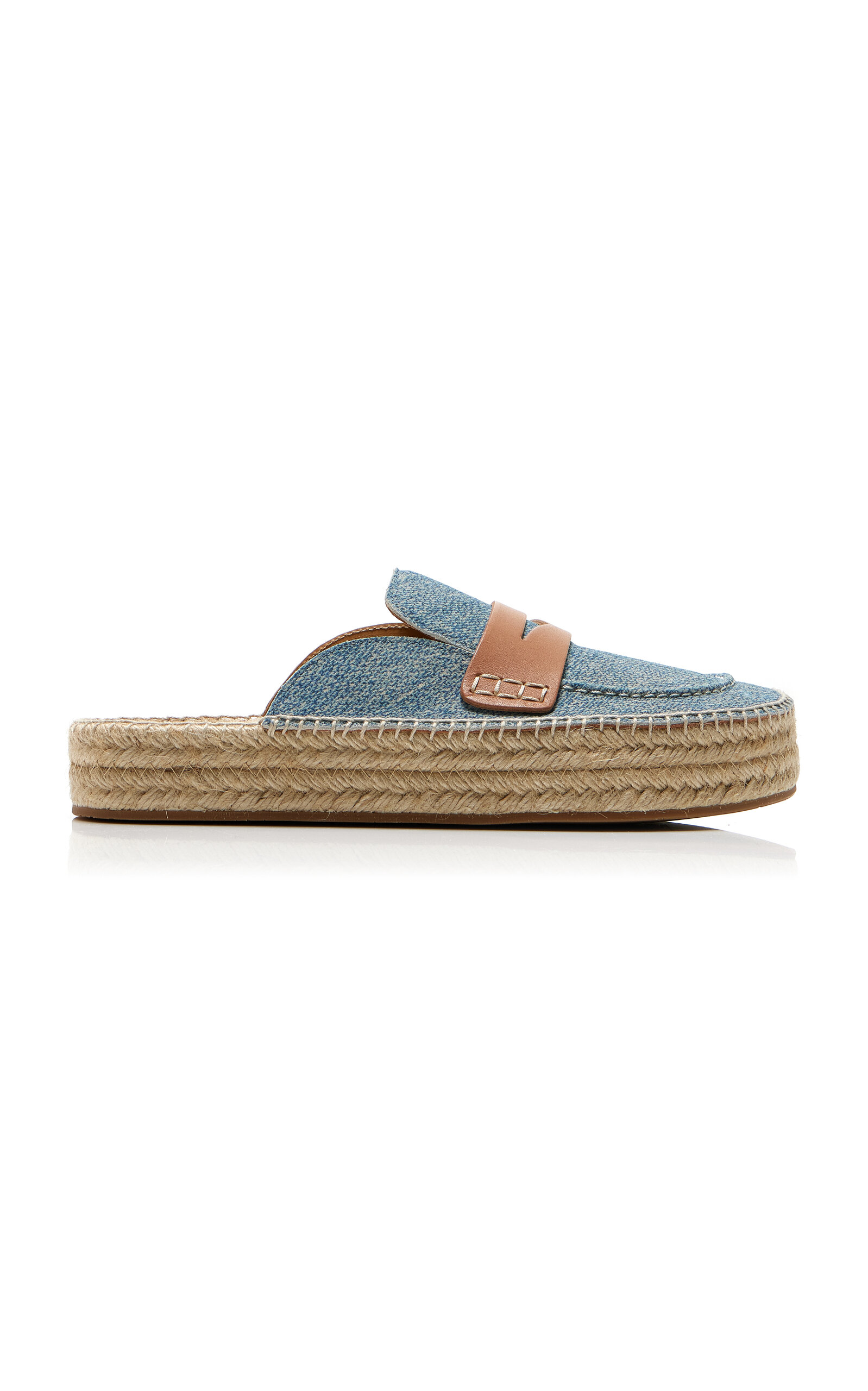 Jw Anderson Round Head Muller Shoes In Blue