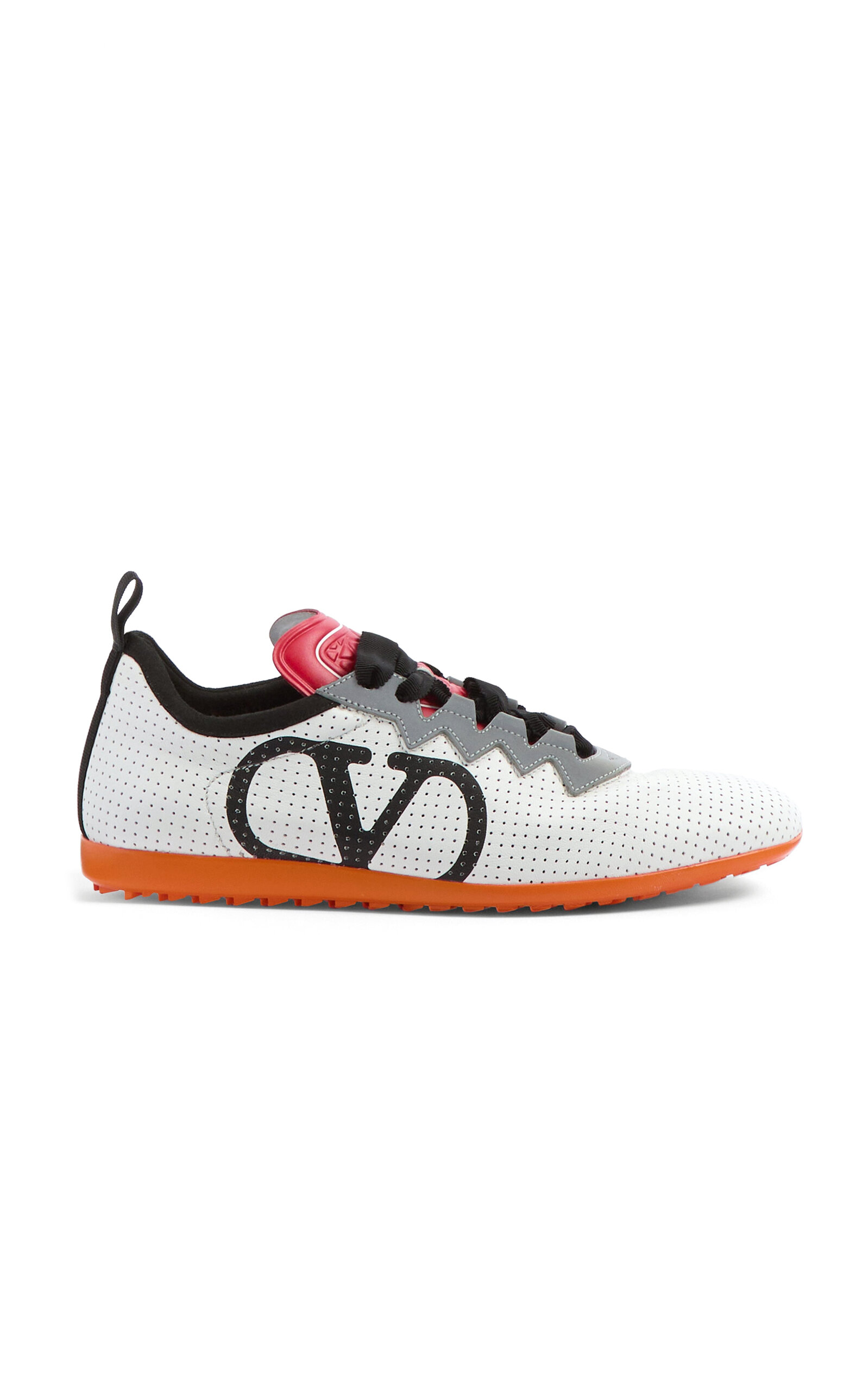 Shop Valentino Chromathon Leather Sneakers In Multi
