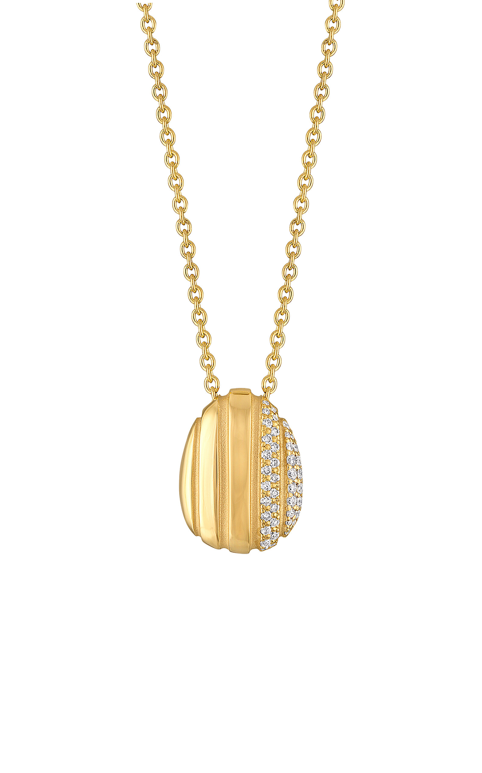 Eos 18K Yellow Gold Diamond Necklace