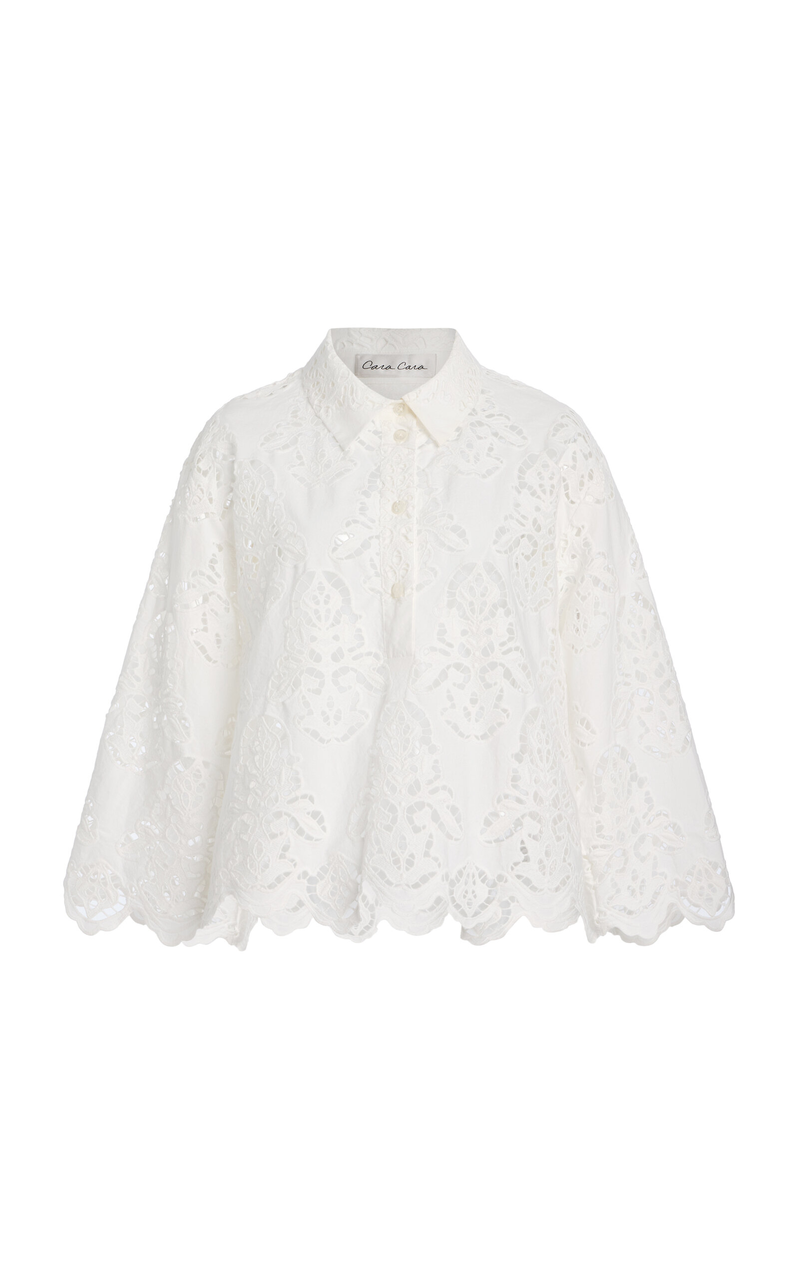Erica Broderie-Anglaise Cotton Shirt