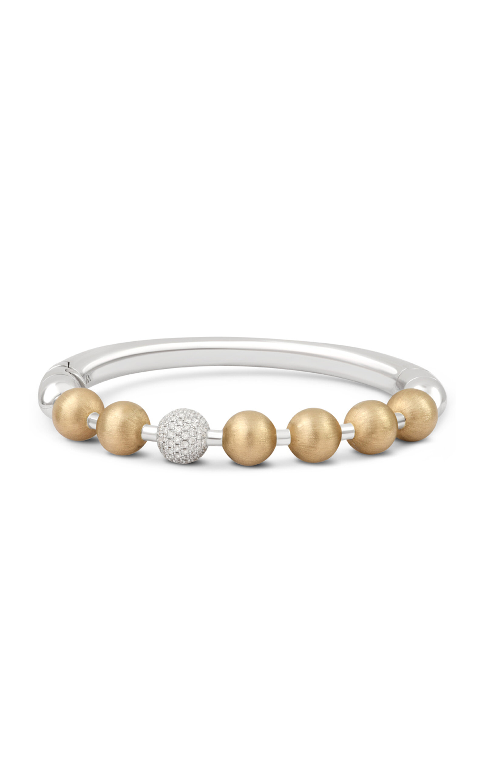 Ball 14K Gold Diamond Bracelet