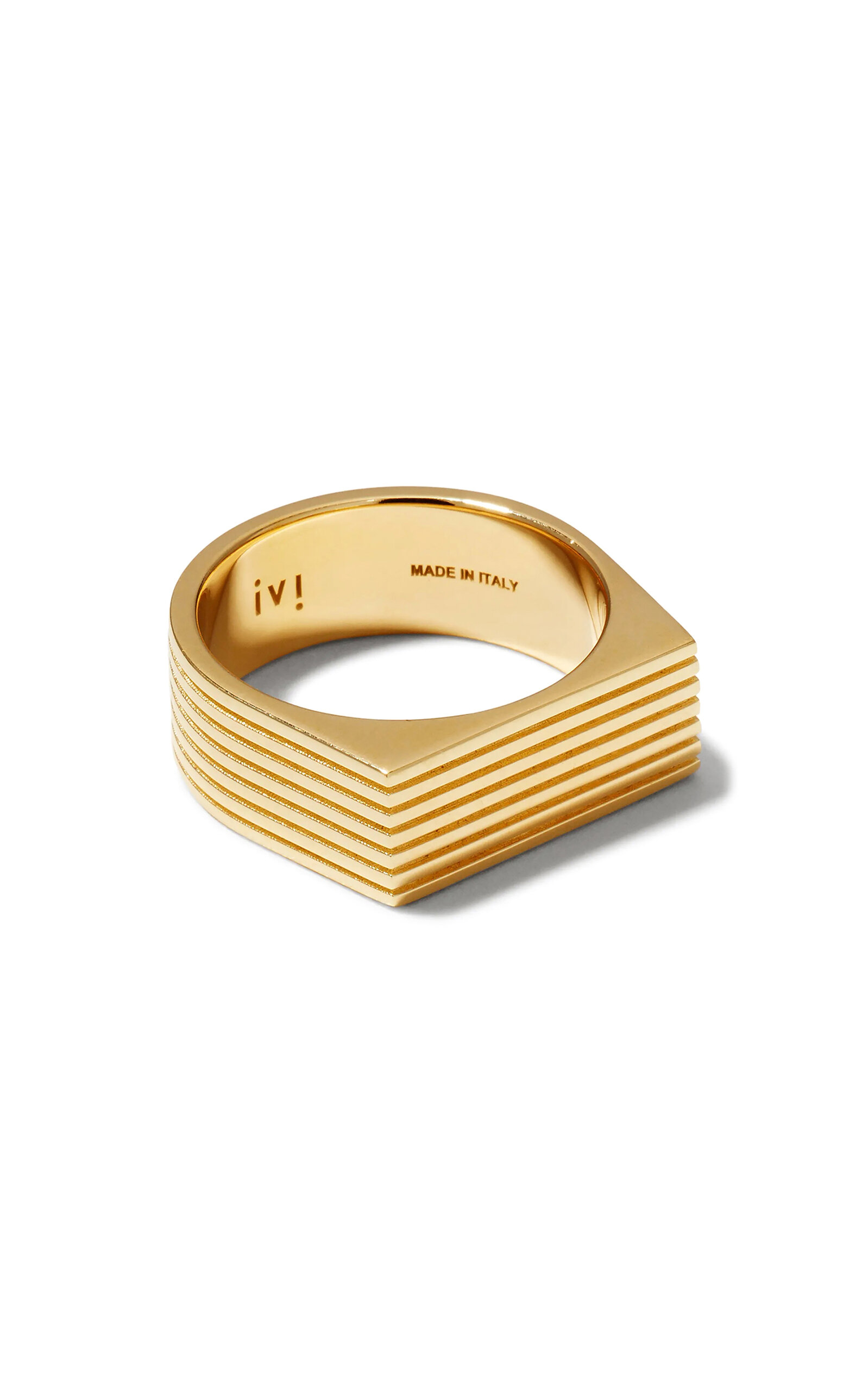 Aurelia Gold-Plated Sterling Silver Signet Ring