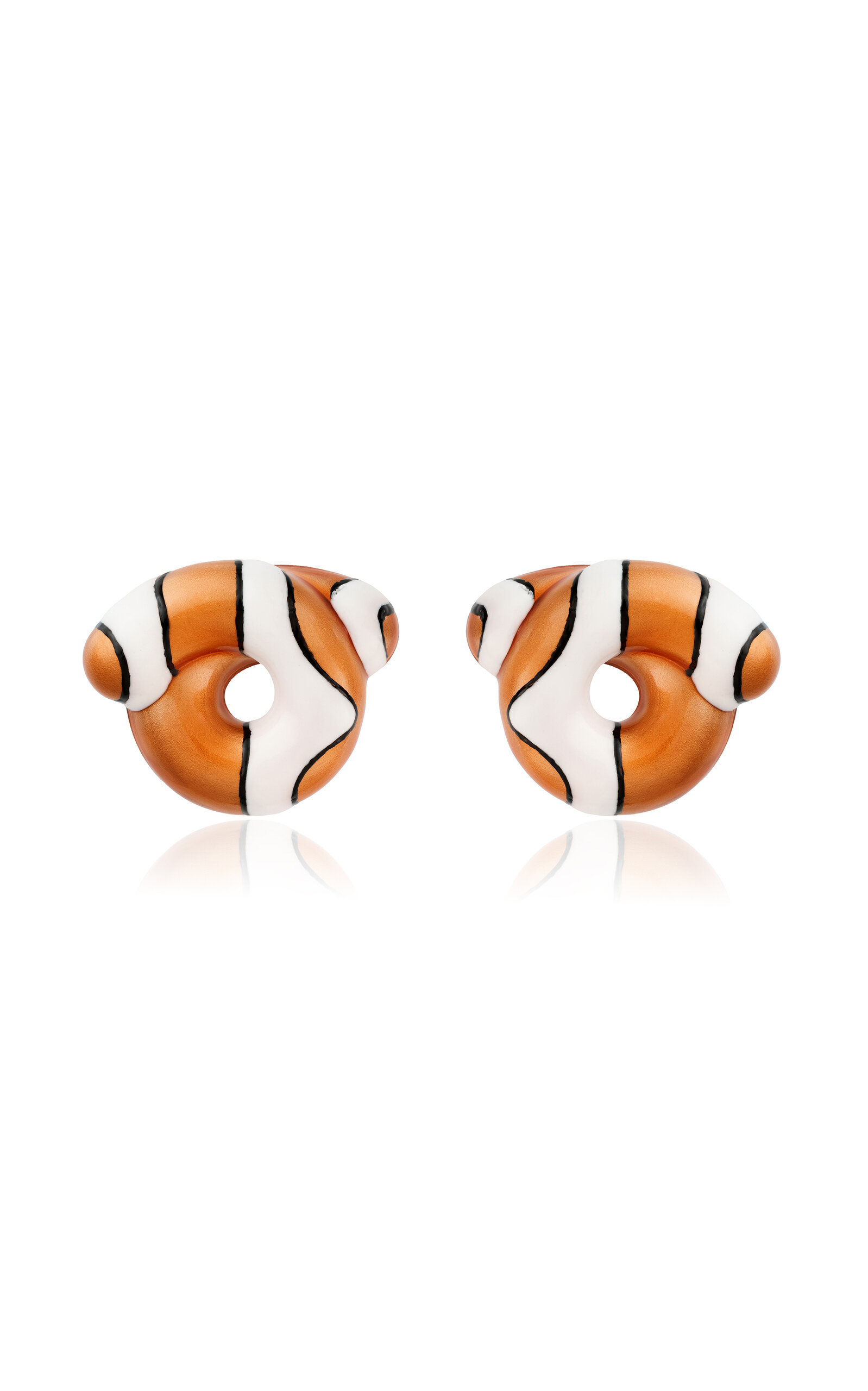 Silver Clownfish Tarallo Earrings