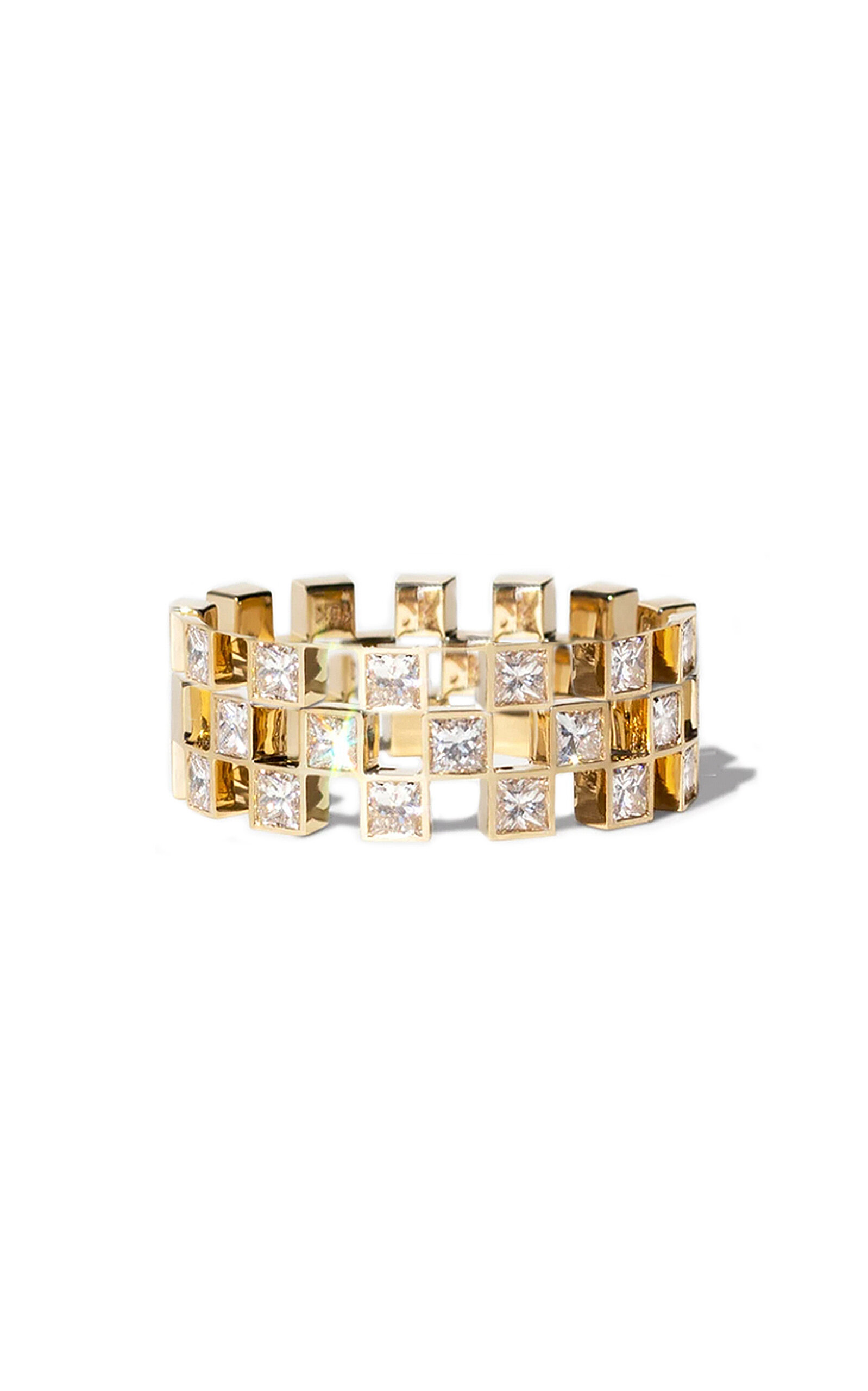 18K Yellow Gold Grande Anerise Diamond Band